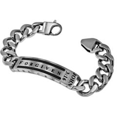 Men's ID Bracelet - Forgiven