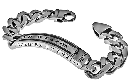 No Weapon Men's ID Bracelet