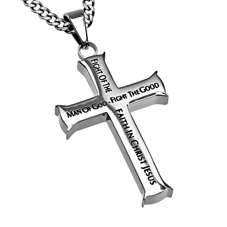Man of God Cross Necklace