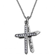 Scripture Jewelry – Dual Cross Necklace