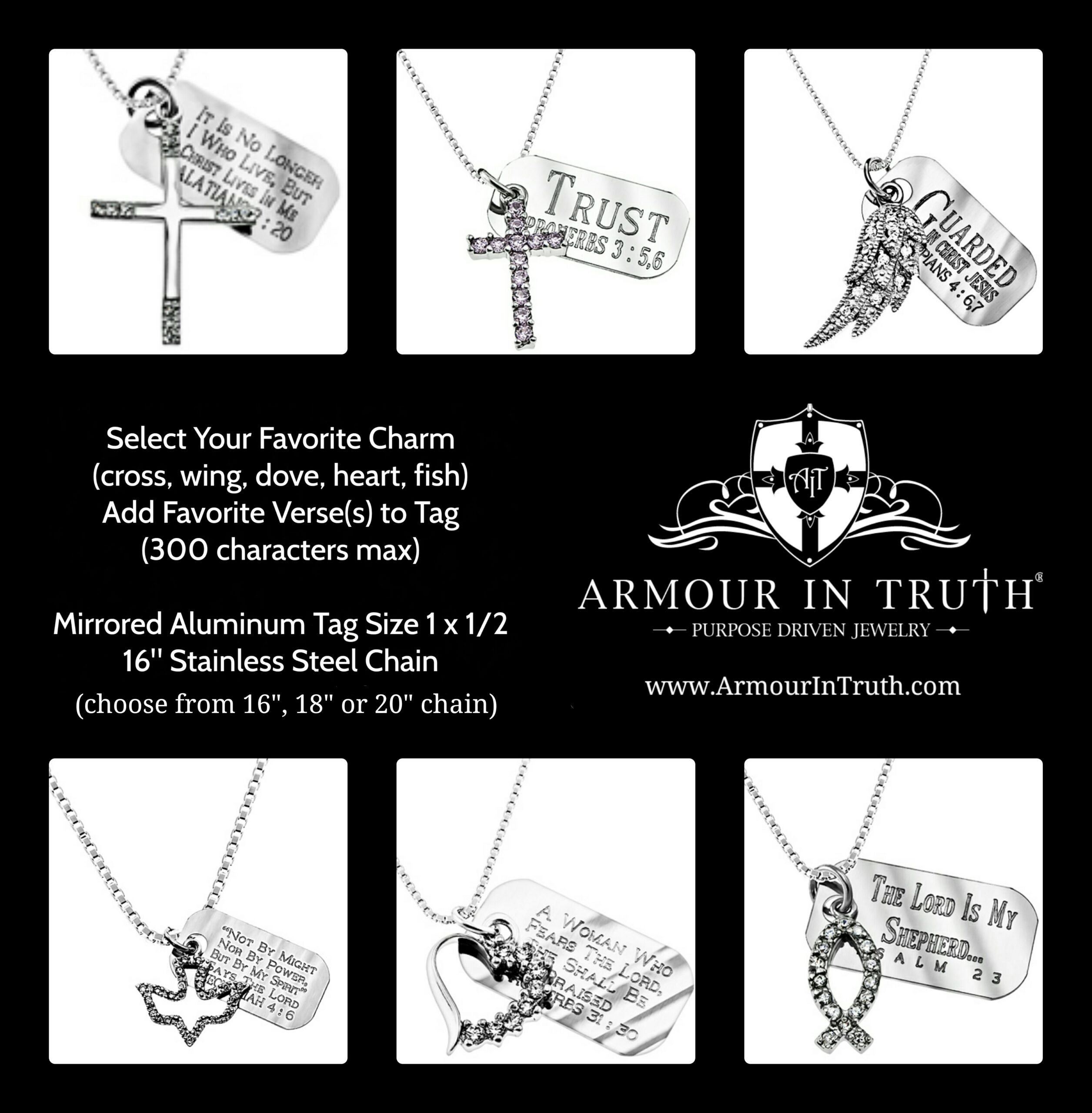 Personalize Scripture Necklace