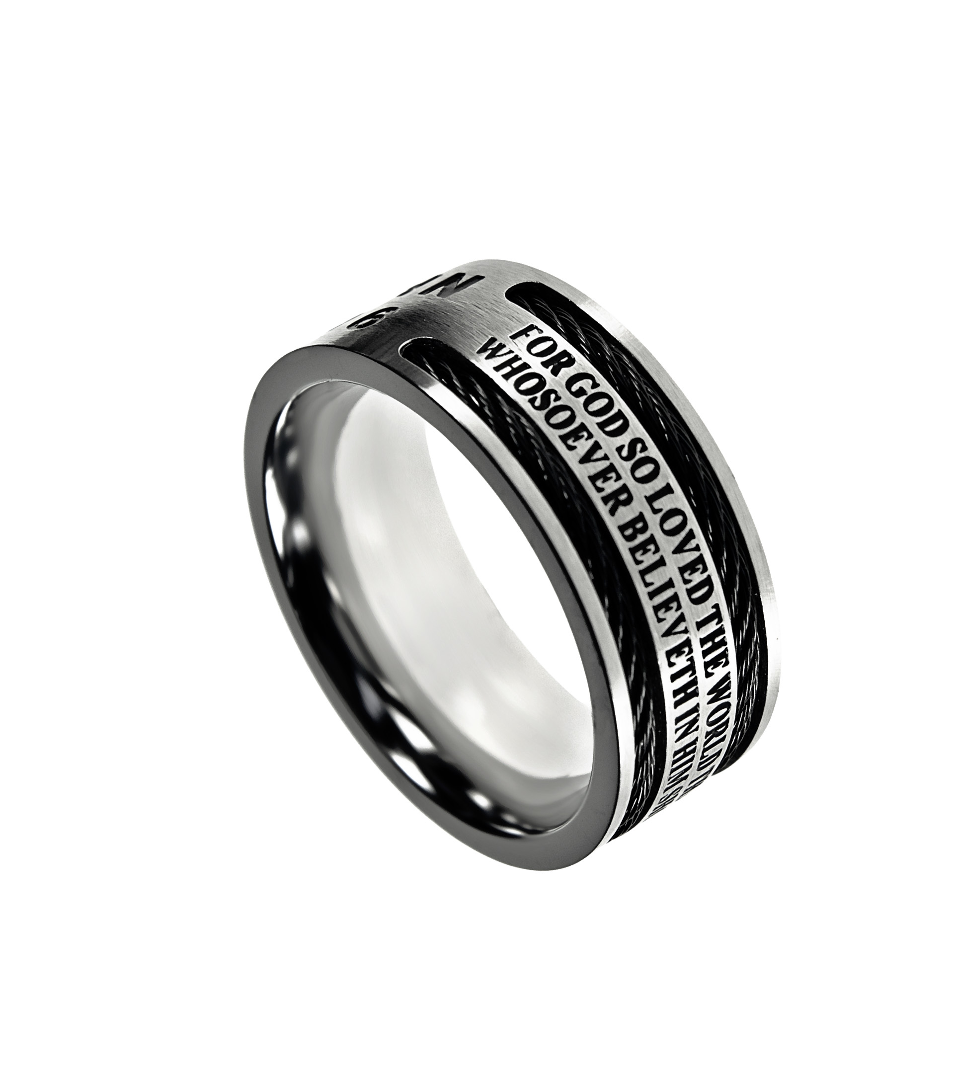 Men's Scripture Jewelry Ring