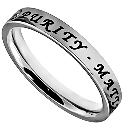Stackable Rings Purity Back