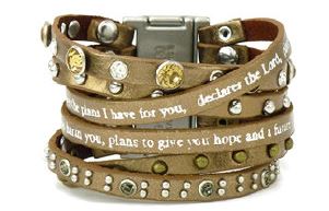 Copper Leather Cuff Jeremiah 29-11