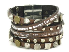 Bible Verse Leather Bracelets - Image 15