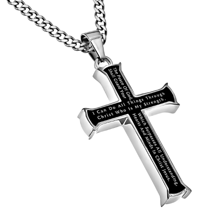Black Cross Christ My Strength