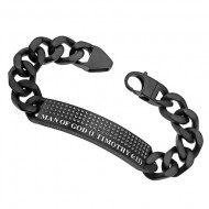 Sport Bracelets Scripture Jewelry Black