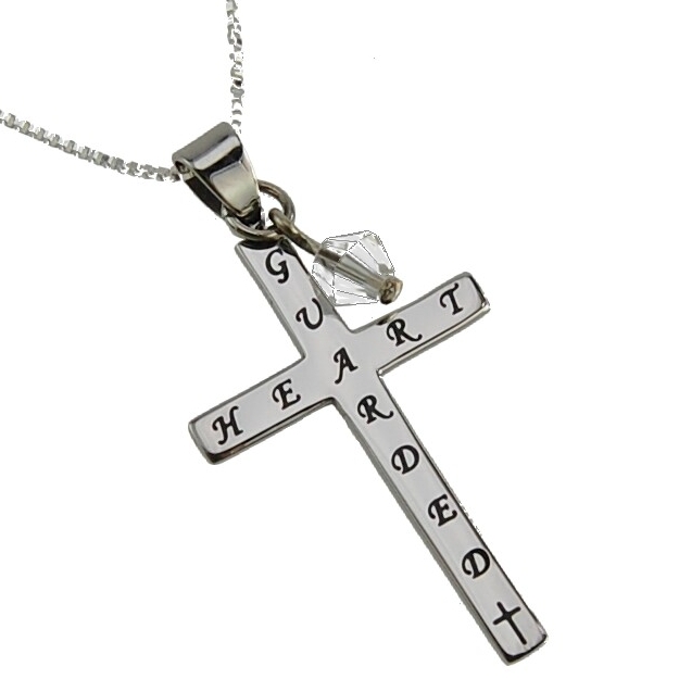 Christian Necklace Heart Guarded