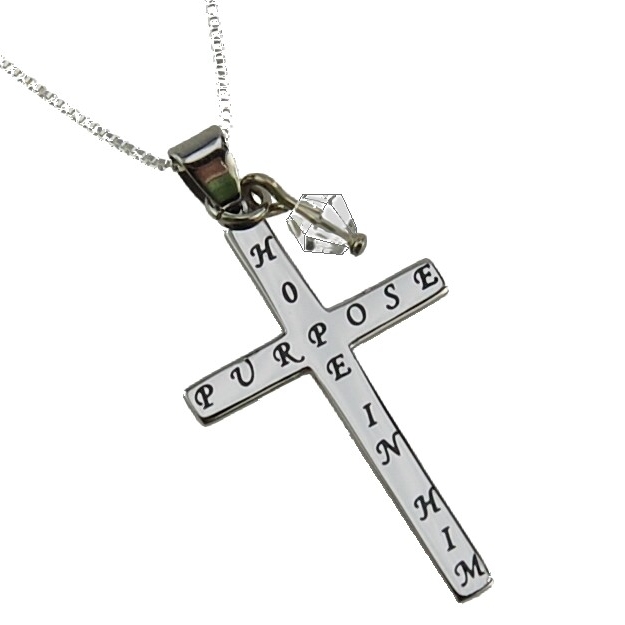 Christian Necklace Purpose Hope In Him