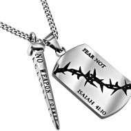 Christian Dog Tag Nail Combo