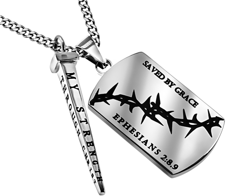 Dog Tag Nail Combo Grace I Can Do All Things
