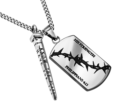 Dog Tag Nail Combo I Know I Can Do