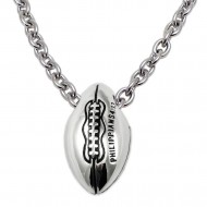 Football Necklace With Scripture
