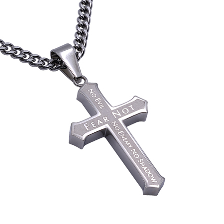 Modern Christian Necklace For Men 24" Chain - Image 7