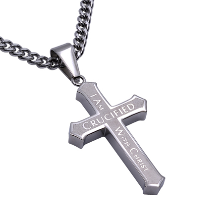 Modern Christian Necklace For Men 24" Chain - Image 6