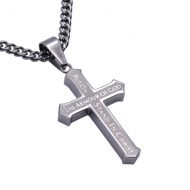 Modern Christian Necklace For Men 24″ Chain