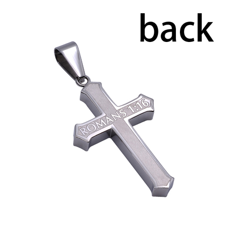 Modern Christian Necklace For Men 24" Chain - Image 12