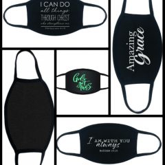 Classic Black Inspirational Fask Mask